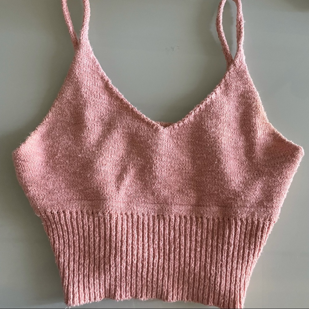 Pink Knit Top